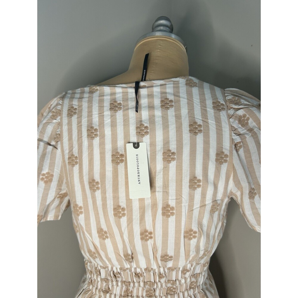 Anthropology Cream And Tam Floral Maxi Dress Cottagecore Prairie XS - Picture 6 of 8